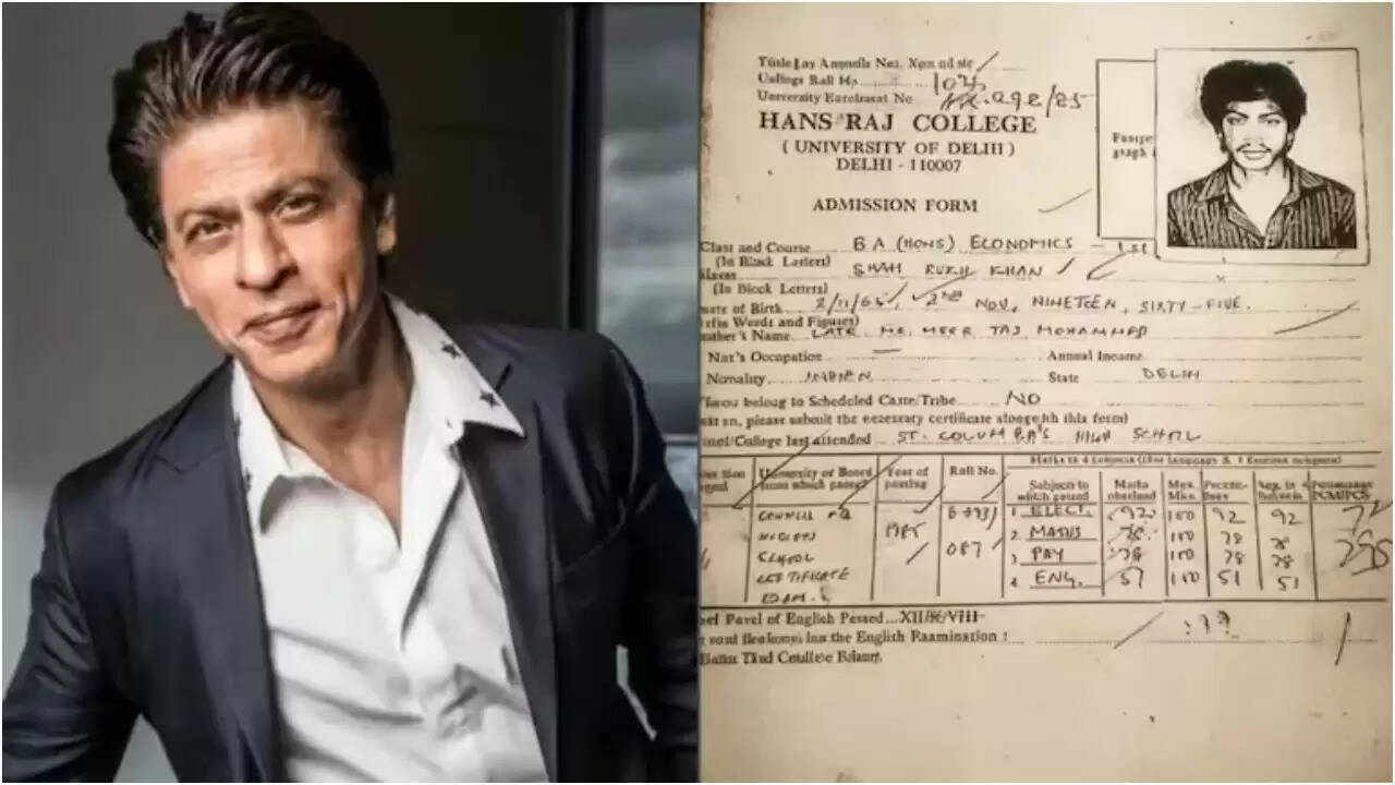 शाहरुख खान की पुरानी मार्कशीट ने फिर से बढ़ाई चर्चा