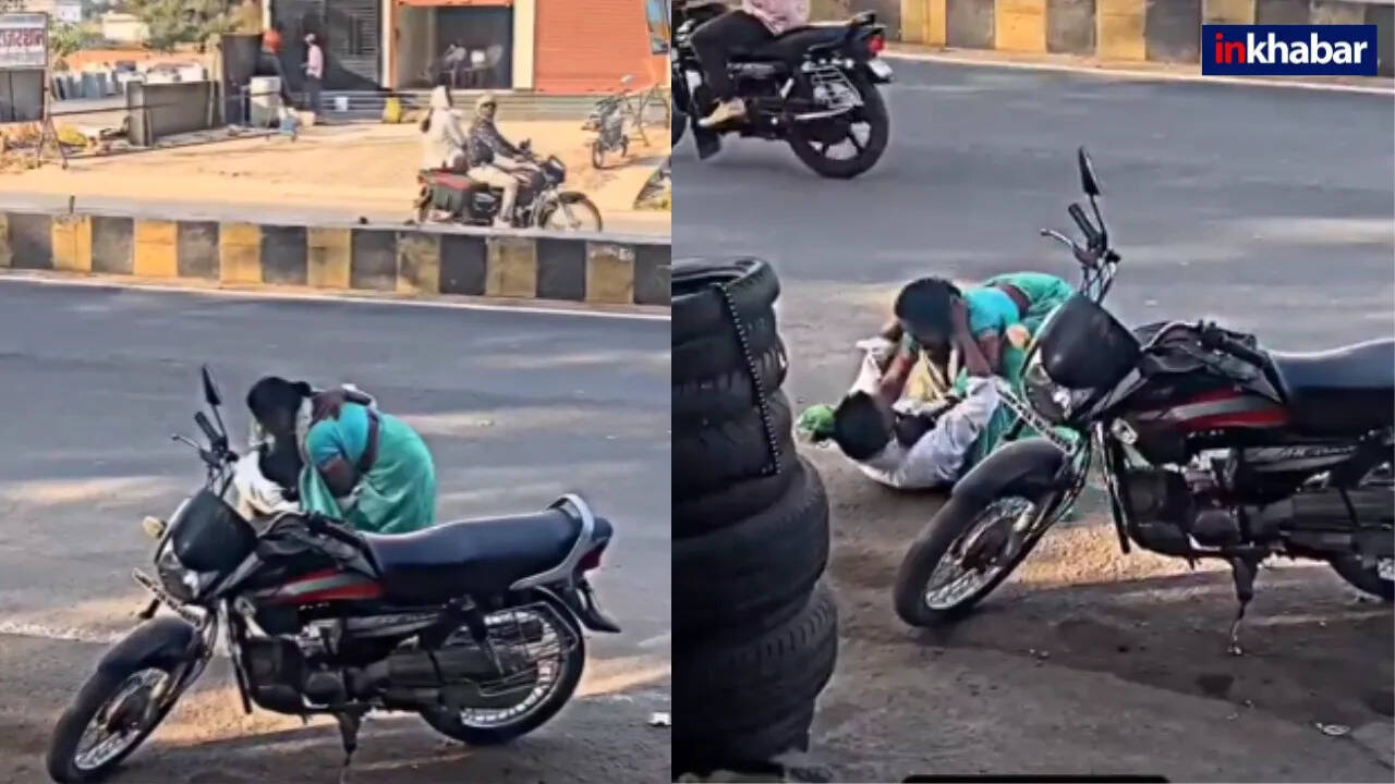महिला की पिटाई का वीडियो सोशल मीडिया पर हुआ वायरल