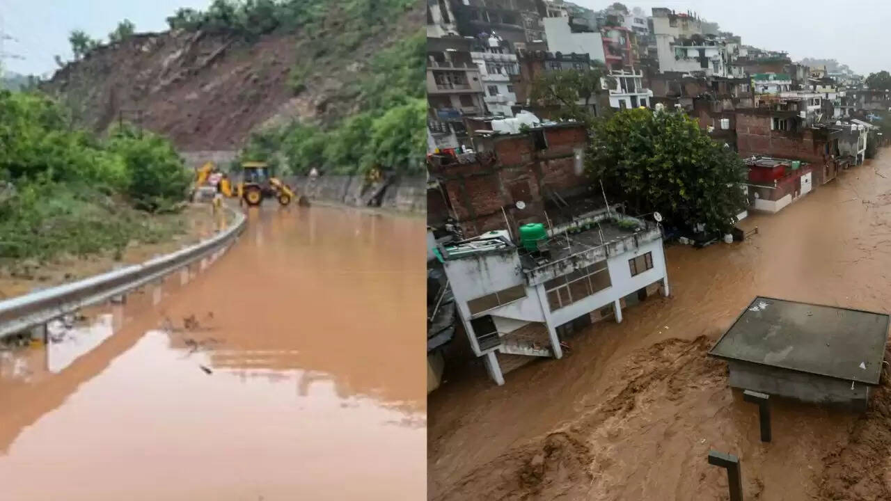 जम्मू-कश्मीर में मूसलाधार बारिश से जनजीवन प्रभावित