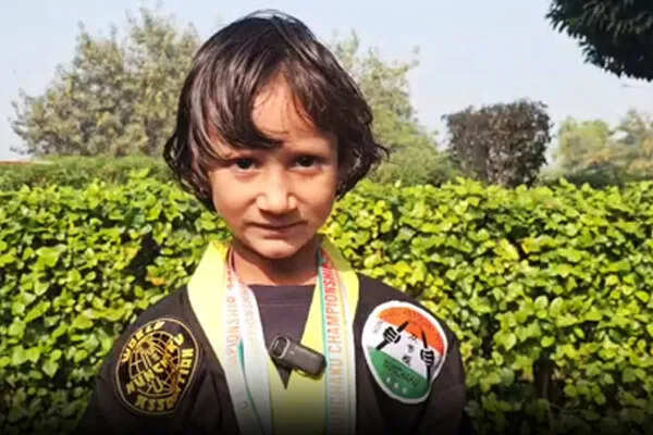6 वर्षीय जोया खान ने हरियाणा नानचाकू चैंपियनशिप में जीता गोल्ड मेडल