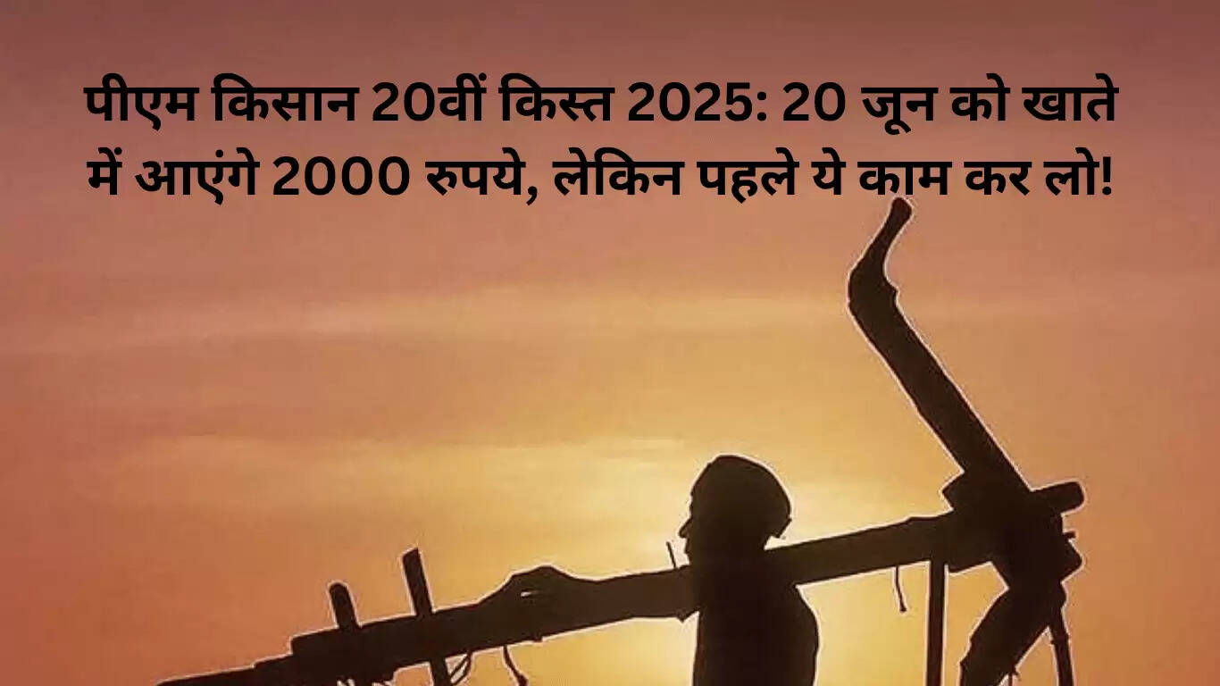 पीएम किसान योजना की 20वीं किस्त: जानें कब आएगी और क्या करें