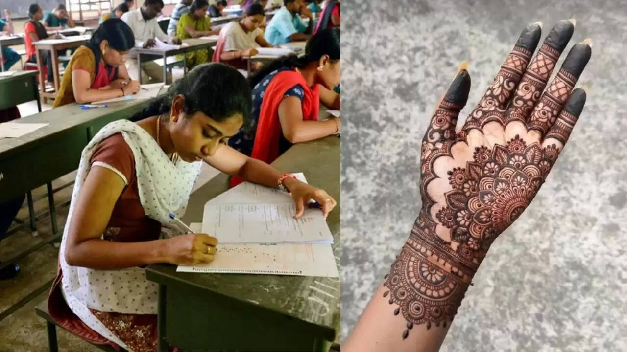 पटवारी भर्ती परीक्षा में मेहंदी का असर: महिला अभ्यर्थियों के लिए नई चुनौती