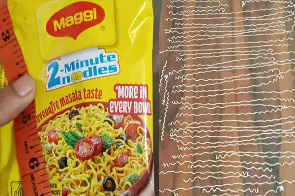 मैगी के पैकेट में कितने नूडल्स होते हैं? एक अनोखे प्रयोग का खुलासा