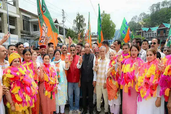 हिमाचल नगर निगम चुनावों में भाजपा की शानदार जीत, कांग्रेस को मिली केवल एक नगर निगम