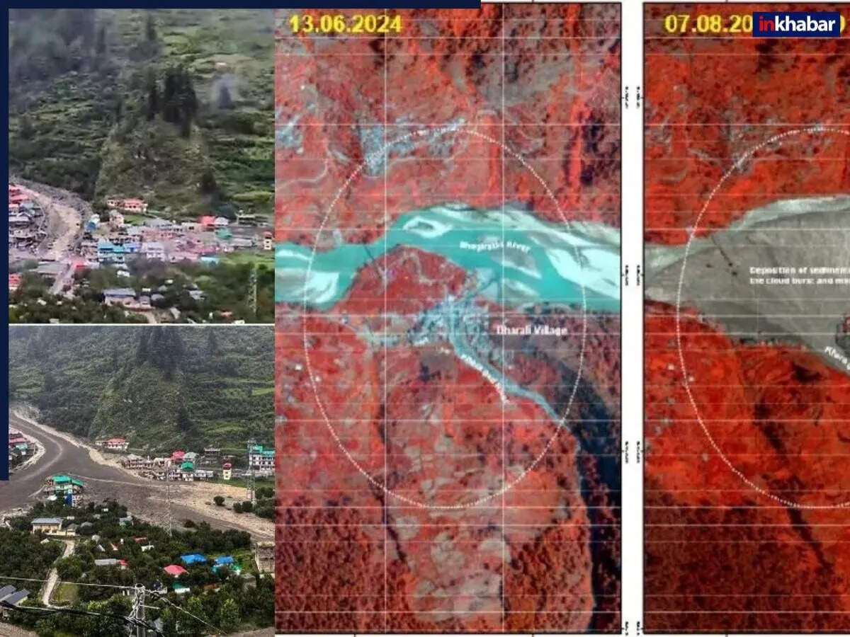उत्तराखंड में बादल फटने से आई बाढ़: सैटेलाइट तस्वीरों से हुई तबाही का खुलासा