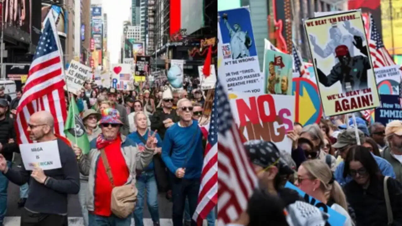 अमेरिका और यूरोप में 'No Kings' रैलियों का उफान: ट्रंप नीतियों के खिलाफ जनसैलाब