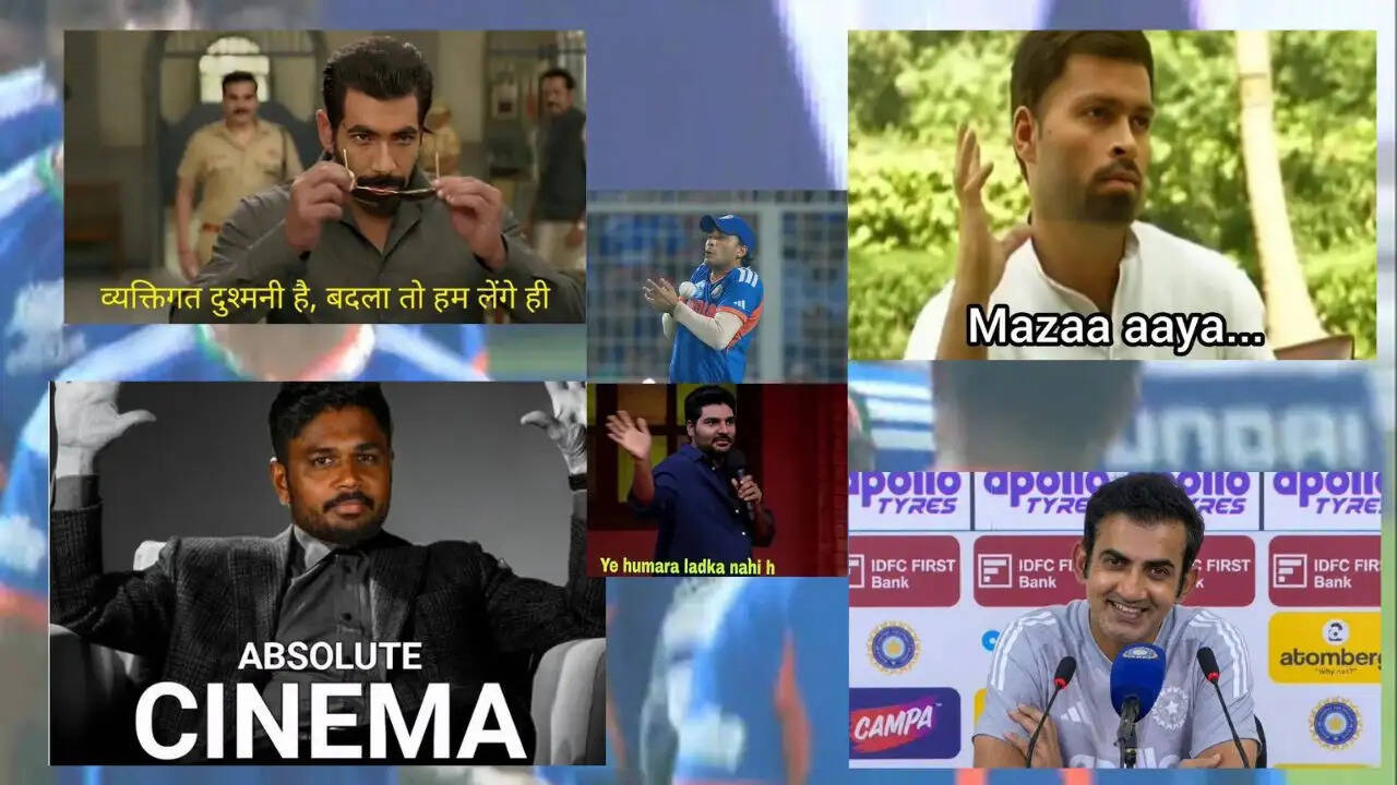 संजू सैमसन की ऐतिहासिक पारी ने भारत को सेमीफाइनल में पहुँचाया, मीम्स की बाढ़ आई