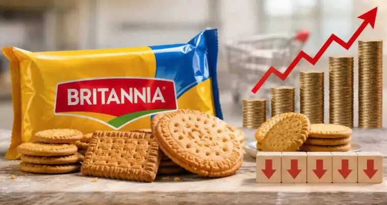 Britannia Biscuits की कीमतों में बढ़ोतरी, पैकेट का वजन भी घटेगा