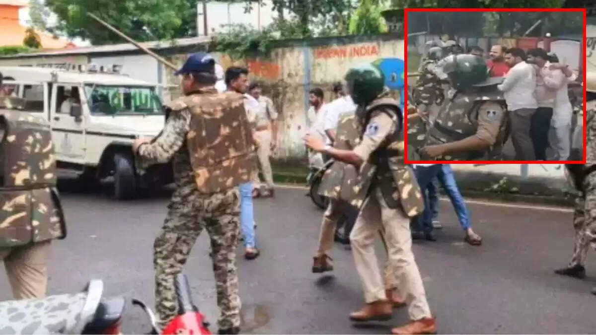हरदा में करणी सेना का विरोध, पुलिस की कार्रवाई पर उठे सवाल