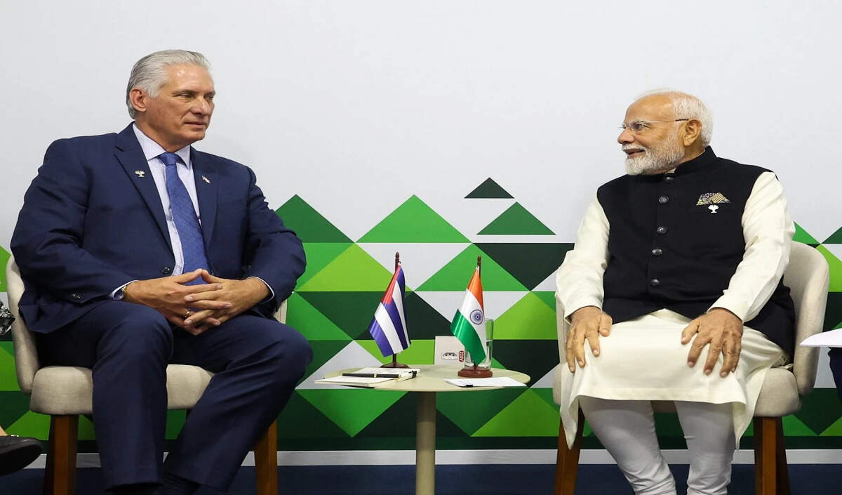 पीएम मोदी की क्यूबा के राष्ट्रपति से मुलाकात ने अमेरिका को चौंकाया