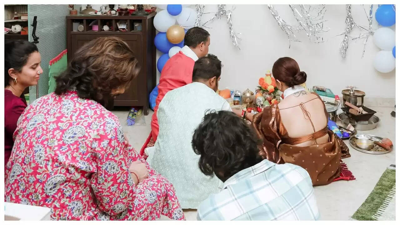 देवोलीना भट्टाचार्य ने अपने बेटे का चेहरा किया साझा