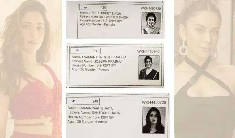 हैदराबाद में फ़र्ज़ी मतदाता सूची में शामिल हुईं मशहूर अभिनेत्रियाँ, पुलिस ने शुरू की कार्रवाई