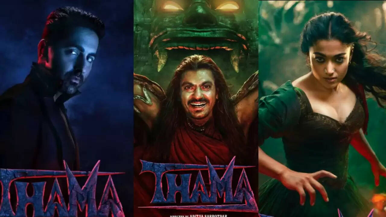 थामा का फर्स्ट लुक: आयुष्मान, नवाजुद्दीन और रश्मिका का खौफनाक अवतार