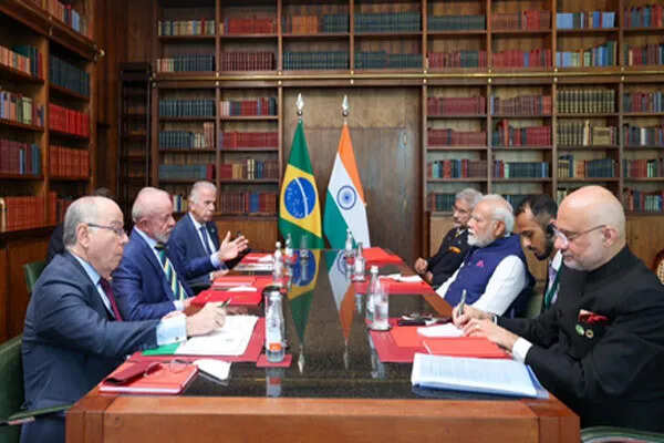 ब्राजील यात्रा के दौरान पीएम मोदी और राष्ट्रपति लूला के बीच महत्वपूर्ण चर्चा
