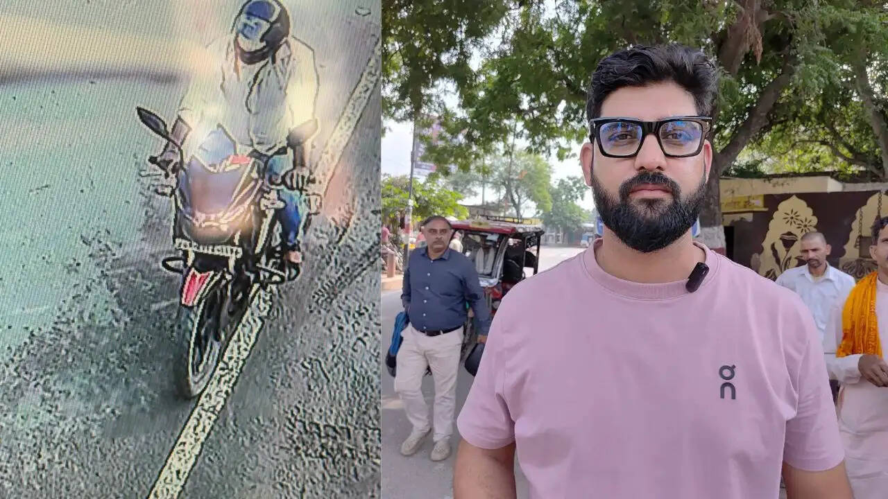 वृंदावन में राधाष्टमी पर श्रद्धालुओं के बीच स्नेचिंग की वारदात, आरोपी फरार