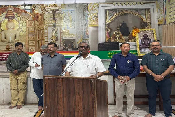 क्षमावाणी कार्यक्रम में सत्य पाल जैन ने दी क्षमा की महत्ता पर जोर