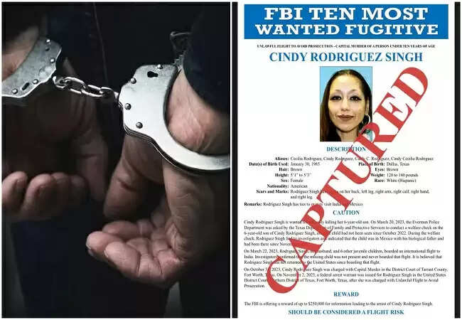 भारत में गिरफ्तार हुई अमेरिका की मोस्ट वांटेड महिला अपराधी सिंडी रोड्रिग्ज सिंह
