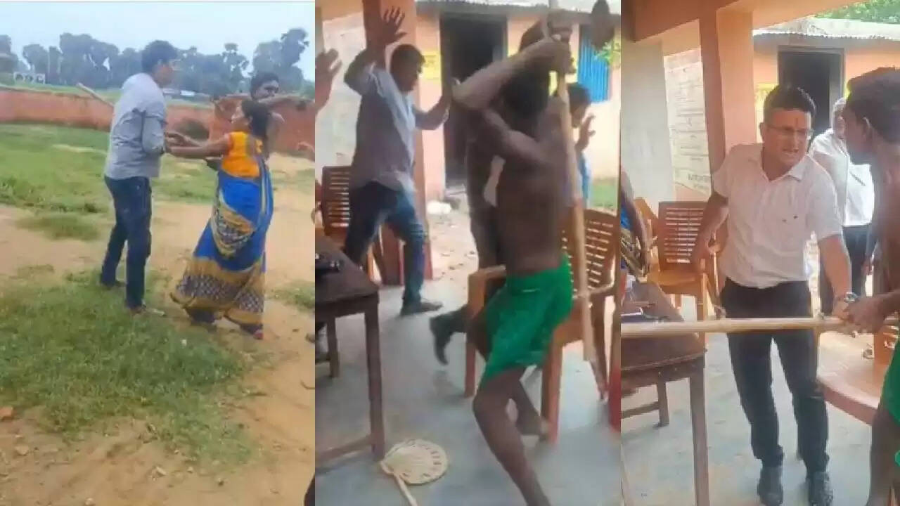 बिहार में शिक्षक पर माता-पिता का हमला, स्कूल में हड़कंप