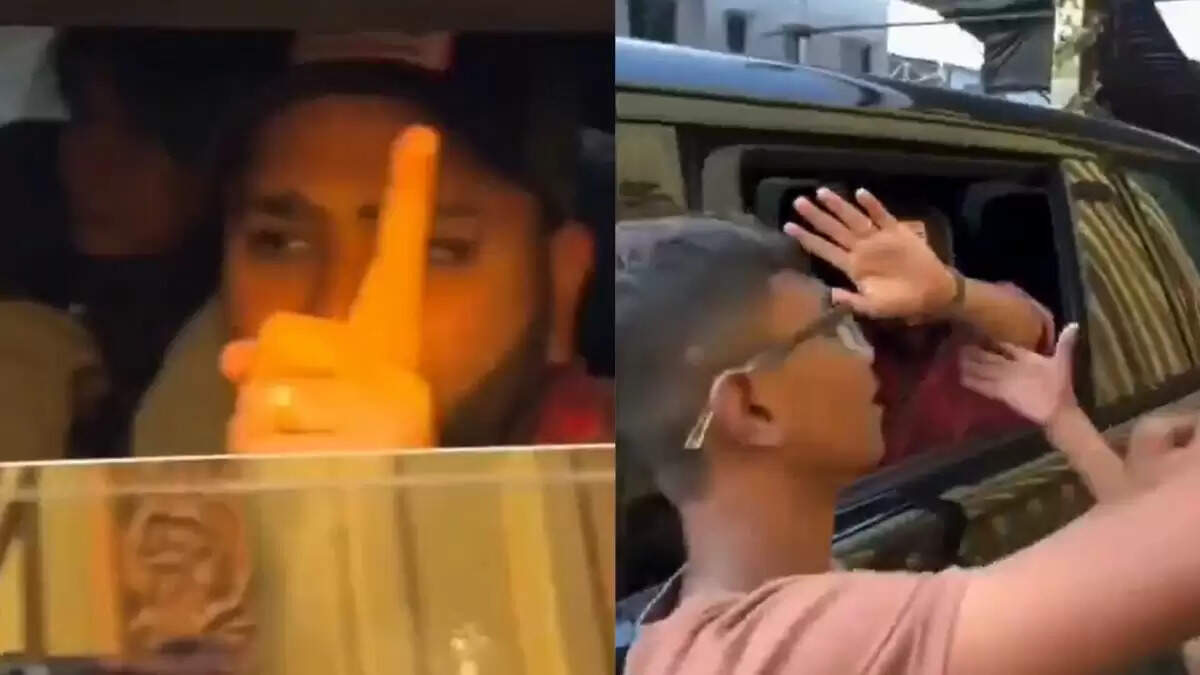 रोहित शर्मा का फैन के साथ विवाद, दिखाया गुस्सा