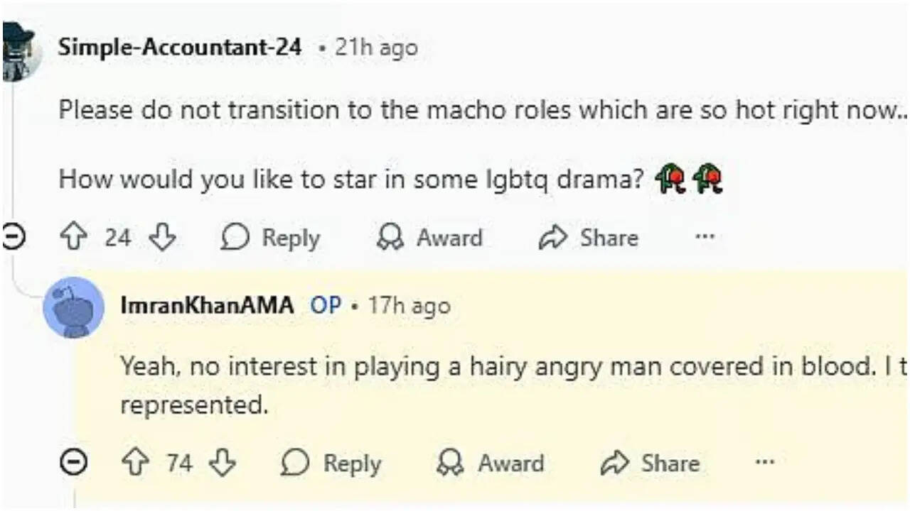 इमरान खान का नया बयान: एक्शन रोल्स से दूरी बनाने की इच्छा