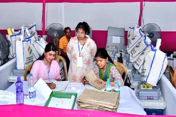 फाल्टा विधानसभा में पुनर्मतदान: मतदाताओं की लंबी कतारें और कड़ी सुरक्षा