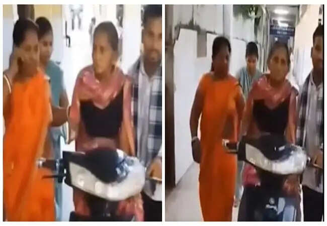 बिहार में स्वास्थ्य व्यवस्था पर सवाल: बुजुर्ग महिला को स्कूटी पर ले जाने का मामला