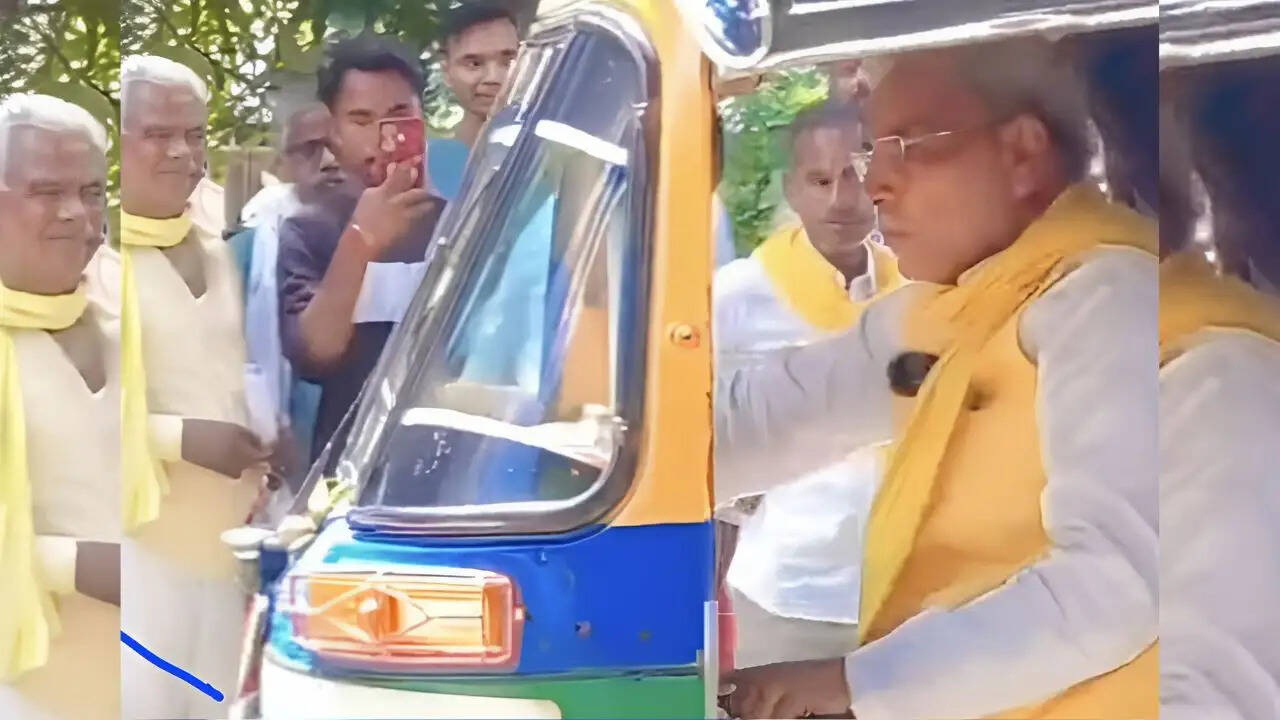 ओपी राजभर का अखिलेश यादव पर हमला: संघर्ष की पहचान बताई ऑटो चलाते हुए तस्वीर