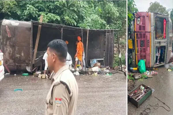 हेमकुंड साहिब की ओर जा रहे ट्रक की भीषण दुर्घटना में हेल्पर की मौत