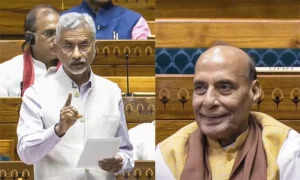 PM मोदी ने लोकसभा में राजनाथ और जयशंकर के भाषण की सराहना की
