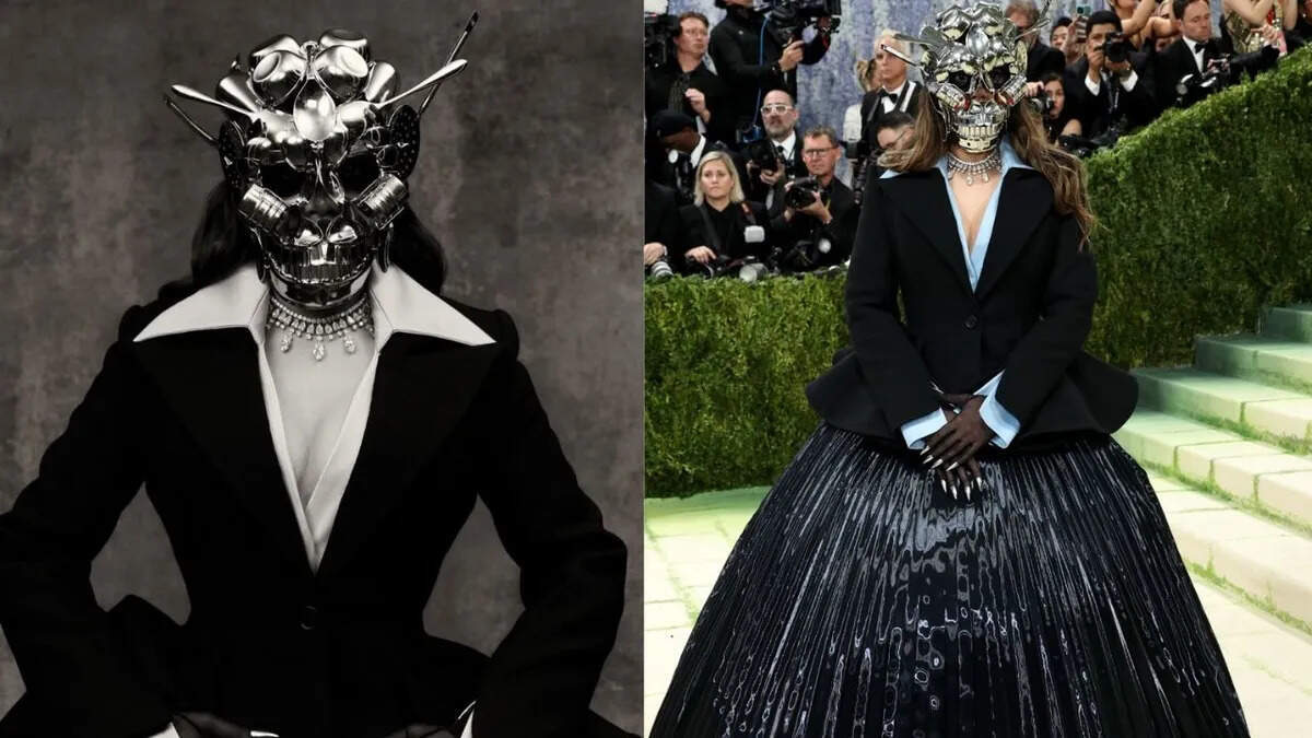 अनन्या बिड़ला का Met Gala 2026 लुक: बोल्ड मेटैलिक मास्क और शानदार गाउन ने मचाई धूम