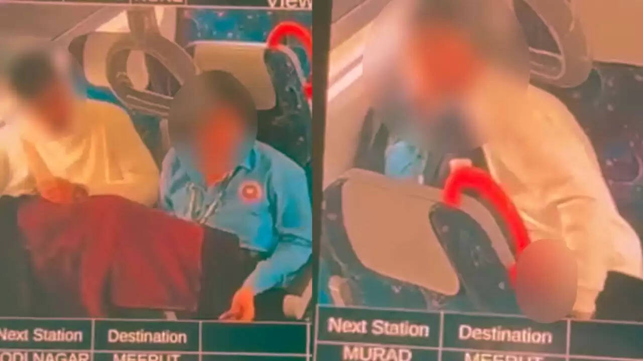 दिल्ली-मेरठ नमो भारत ट्रेन में अश्लील हरकत का वीडियो हुआ वायरल