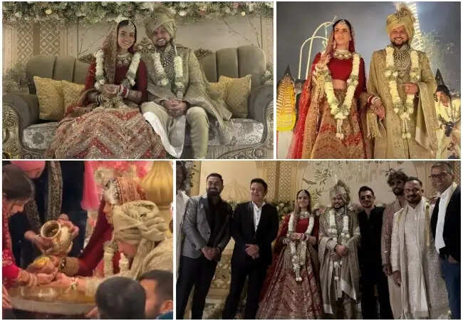 कुलदीप यादव और वंशिका चड्ढा की भव्य शादी: तस्वीरों में देखें खास लम्हें