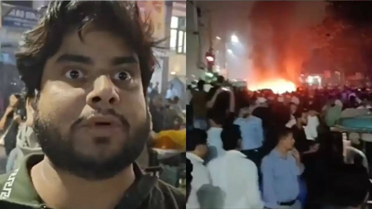 दिल्ली में लालकिले के पास कार धमाके से मची अफरा-तफरी, हाई अलर्ट जारी