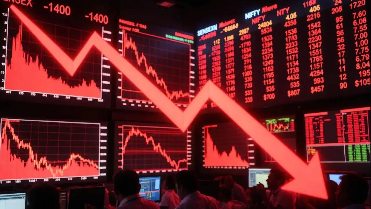 भारतीय शेयर बाजार में भारी गिरावट: ट्रंप के बयान का असर