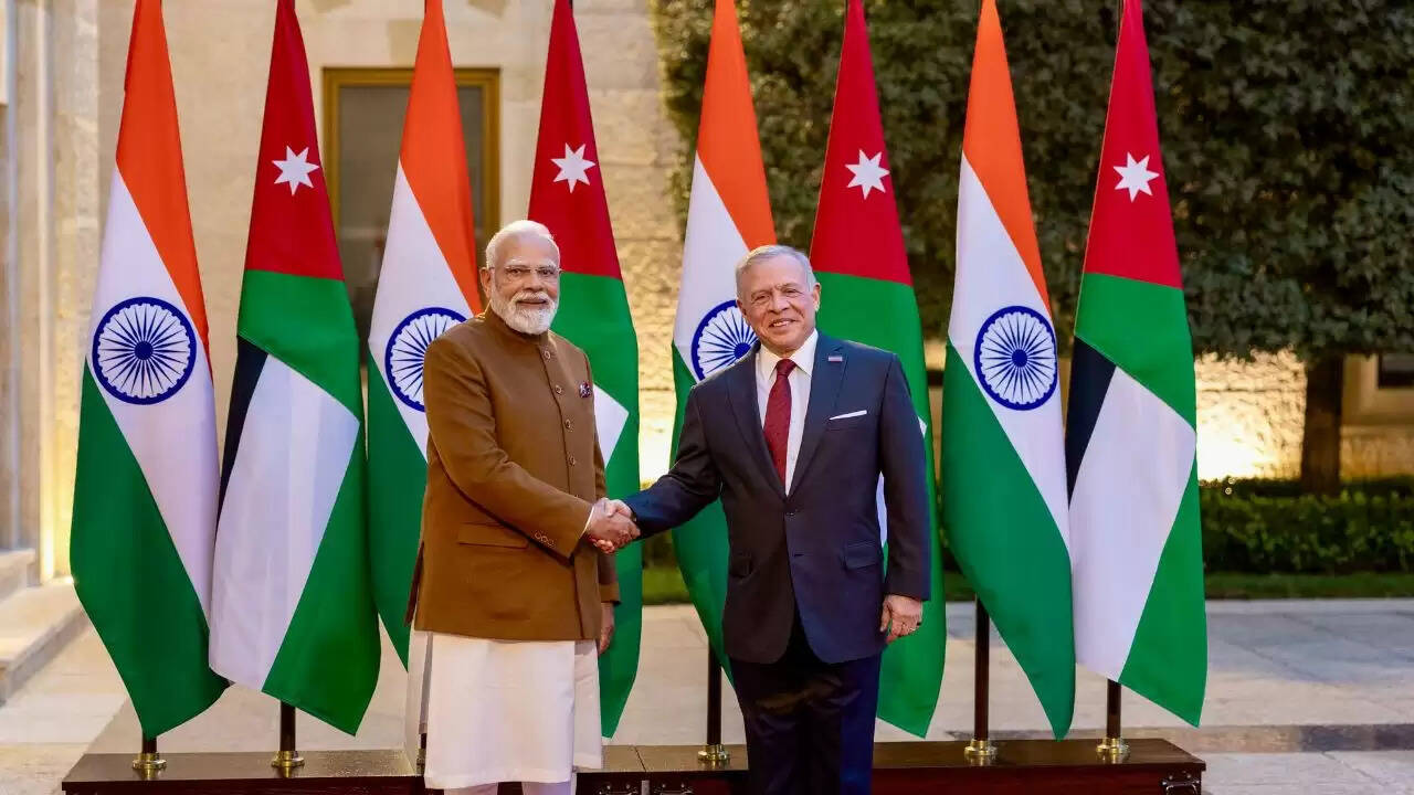 प्रधानमंत्री मोदी और जॉर्डन के किंग अब्दुल्ला के बीच महत्वपूर्ण वार्ता