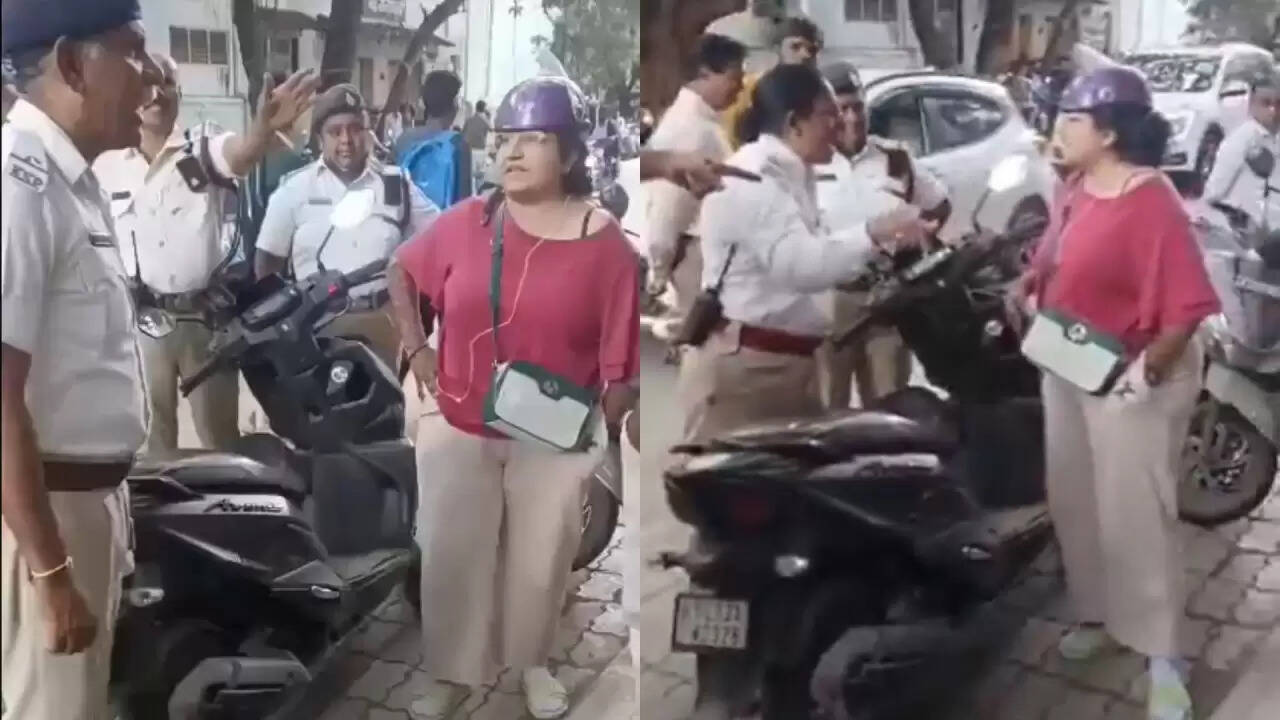 बेंगलुरु में ट्रैफिक विवाद: महिला ने पुलिस पर किया भड़काऊ हमला, वीडियो हुआ वायरल