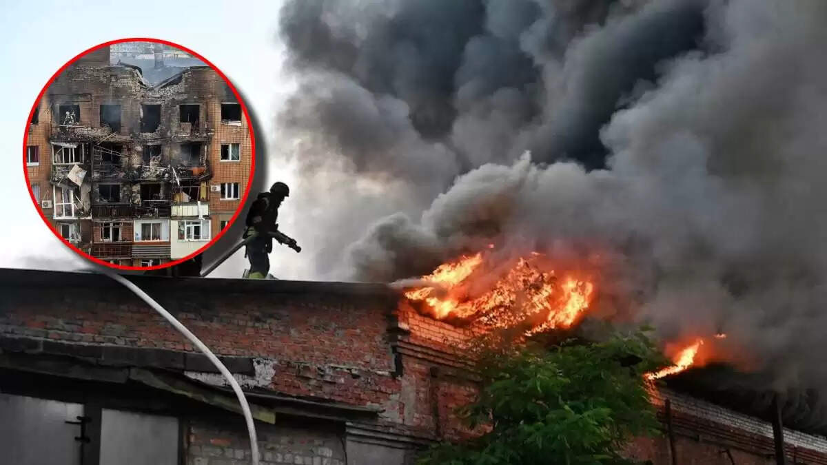 रूस-यूक्रेन युद्ध: खारकीव पर ड्रोन और मिसाइल हमले से तबाही