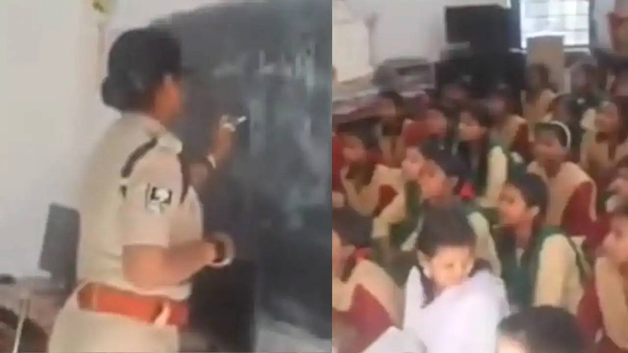 बिहार की महिला पुलिस अफसर का अनोखा अंदाज, बच्चों को पढ़ाते हुए वायरल हुआ वीडियो
