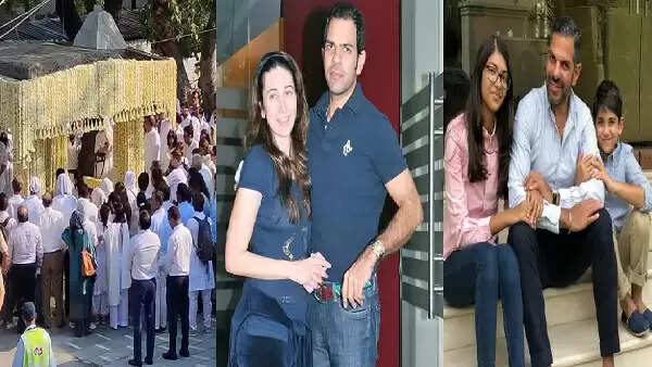 करिश्मा कपूर ने पूर्व पति संजय कपूर को भावुक विदाई दी, बेटे कियान ने दी मुखाग्नि