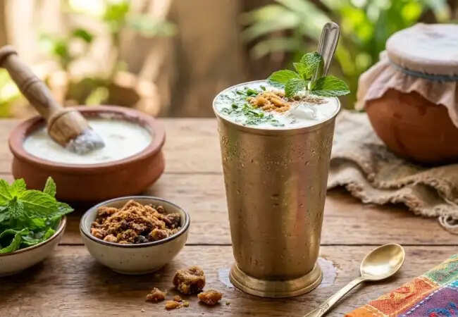 गर्मी में राहत देने वाली गुड़-पुदीना लस्सी बनाने की विधि