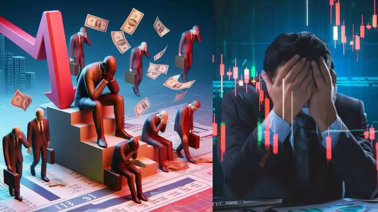 शेयर बाजार में भारी गिरावट, सेंसेक्स और निफ्टी में आई बड़ी गिरावट