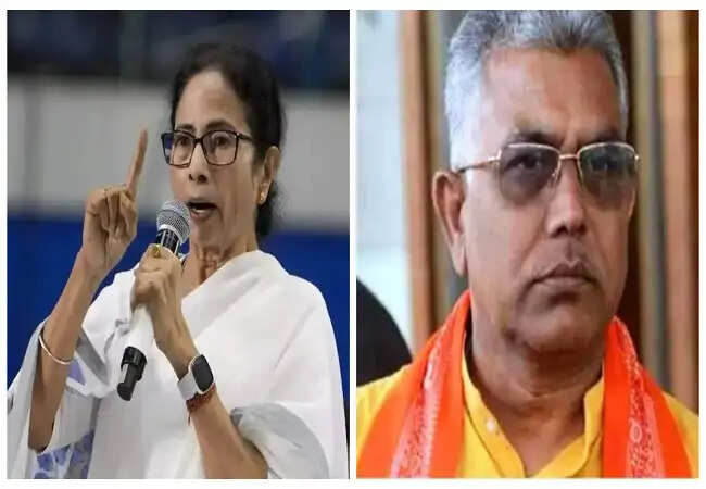 पश्चिम बंगाल चुनाव में दिलीप घोष का ममता बनर्जी पर हमला