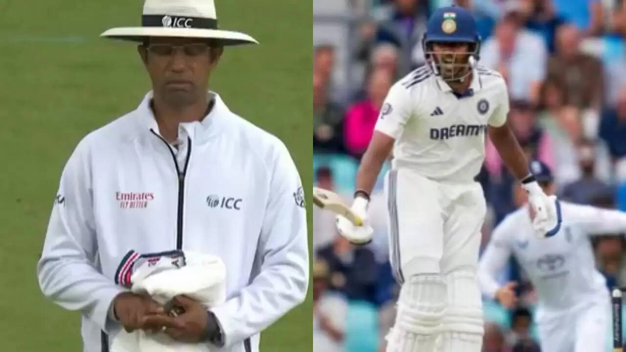 भारत-इंग्लैंड टेस्ट में धर्मसेना का विवादास्पद LBW निर्णय