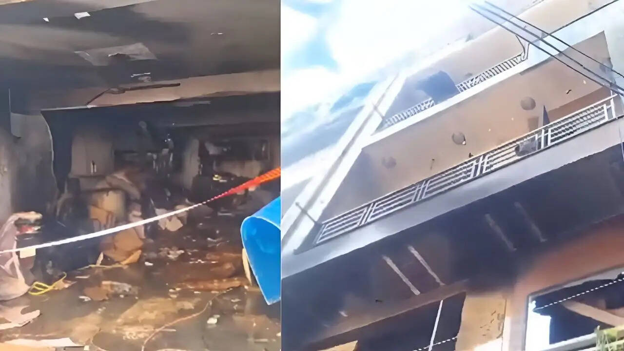 दिल्ली में सिलेंडर विस्फोट से इमारत में आग, 14 लोग झुलसे