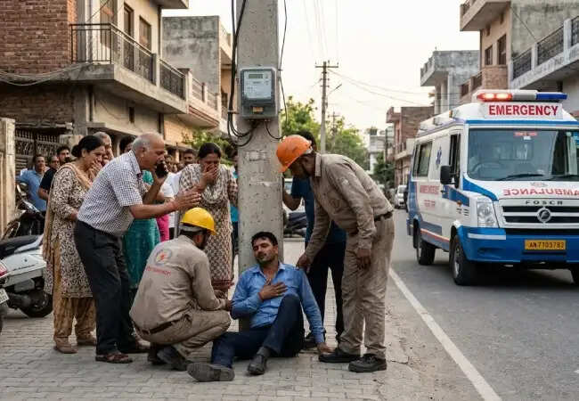 जम्मू में युवक को बिजली का करंट लगने से गंभीर चोटें आईं
