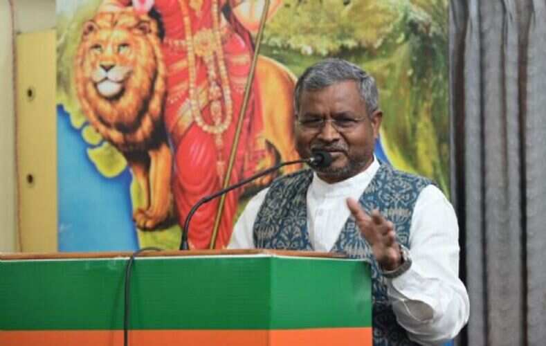 भारत माता का विरोध कांग्रेस और राहुल गांधी के डीएनए में : बाबूलाल मरांडी