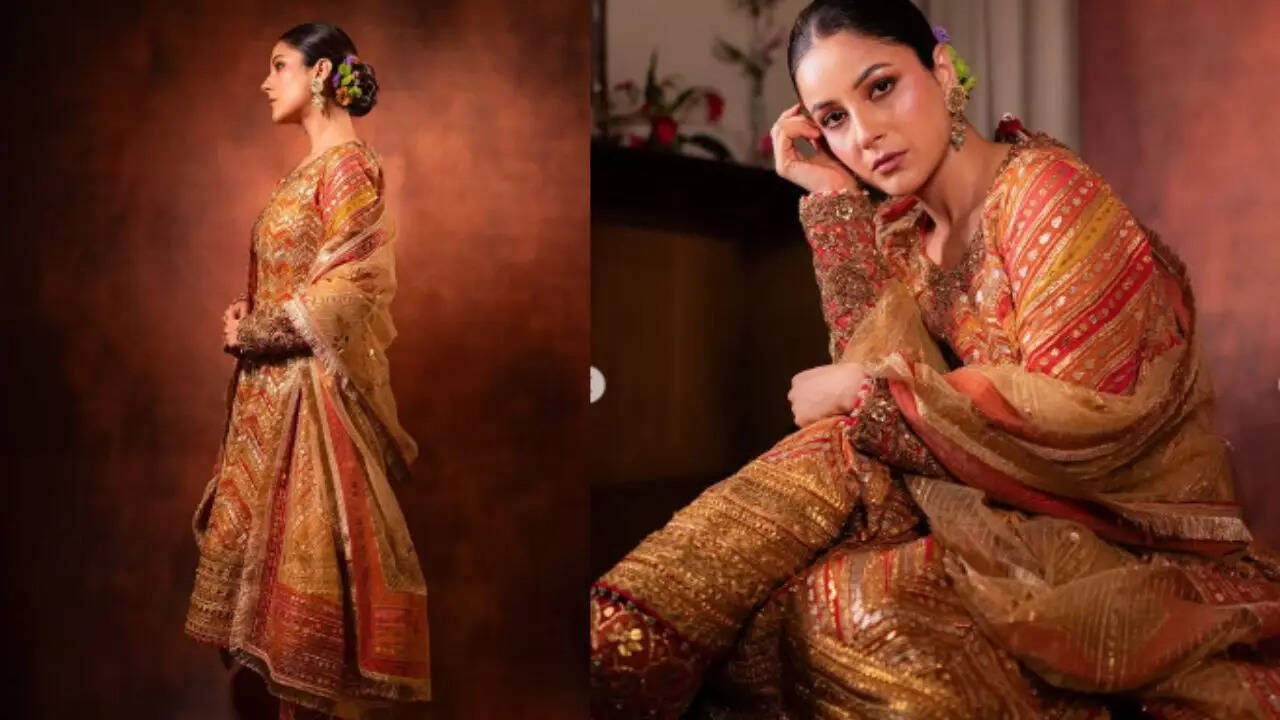 लोहड़ी पर शहनाज गिल के एथनिक लुक्स से पाएं परफेक्ट पंजाबी स्टाइल