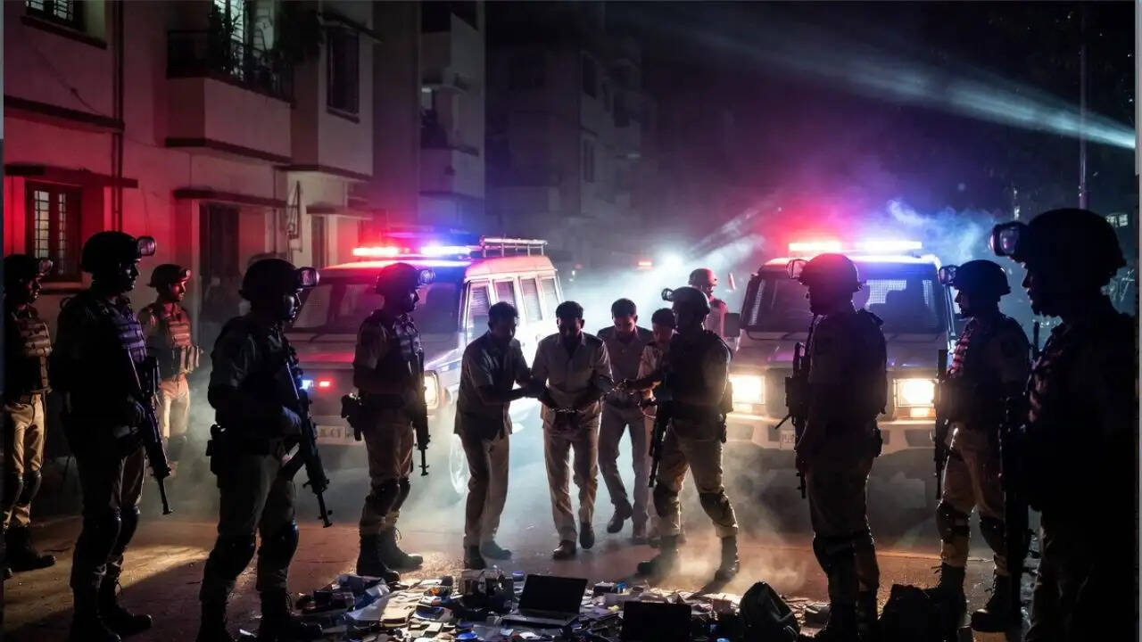 आंध्र प्रदेश पुलिस ने आतंकवादी नेटवर्क का भंडाफोड़ किया