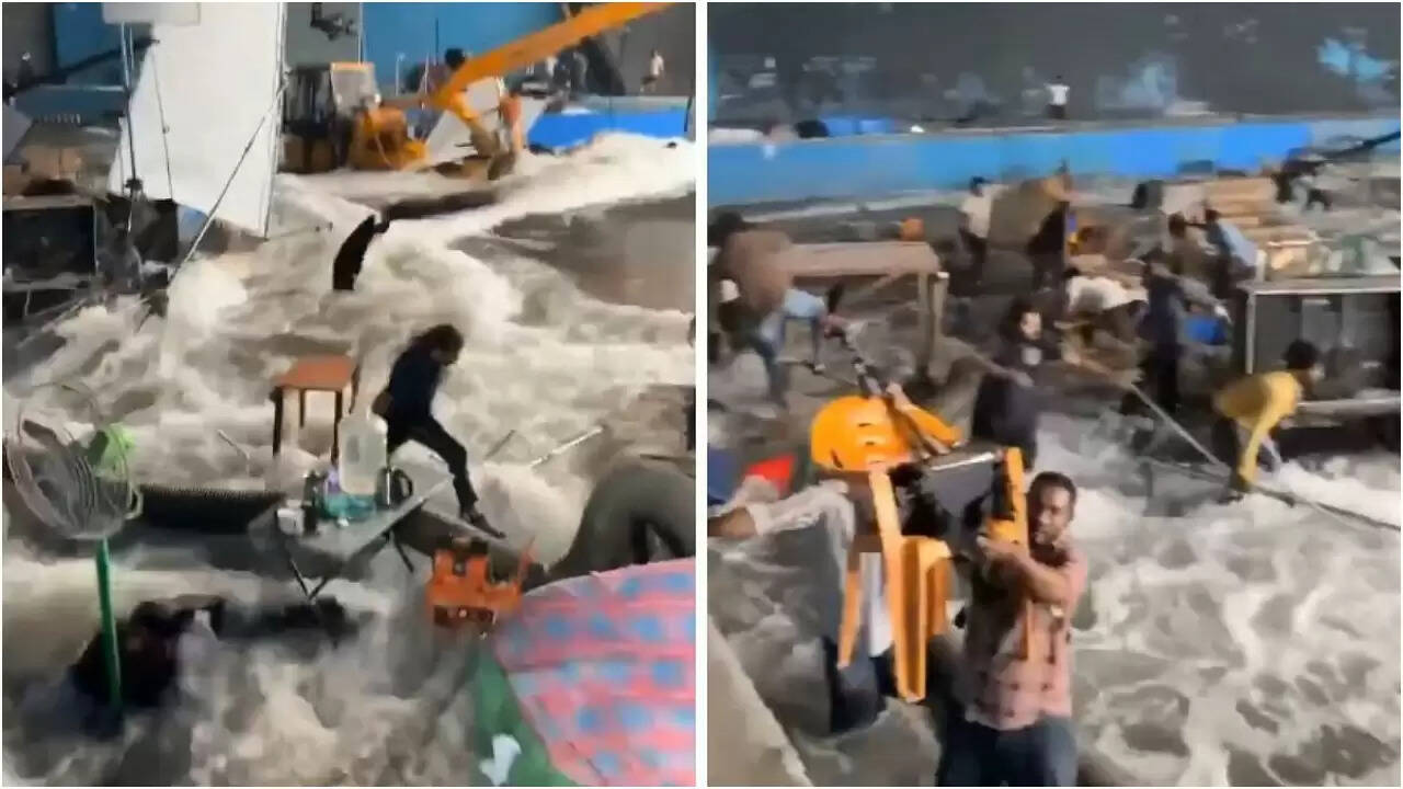 राम चरण की फिल्म सेट पर बड़ा हादसा, कई घायल