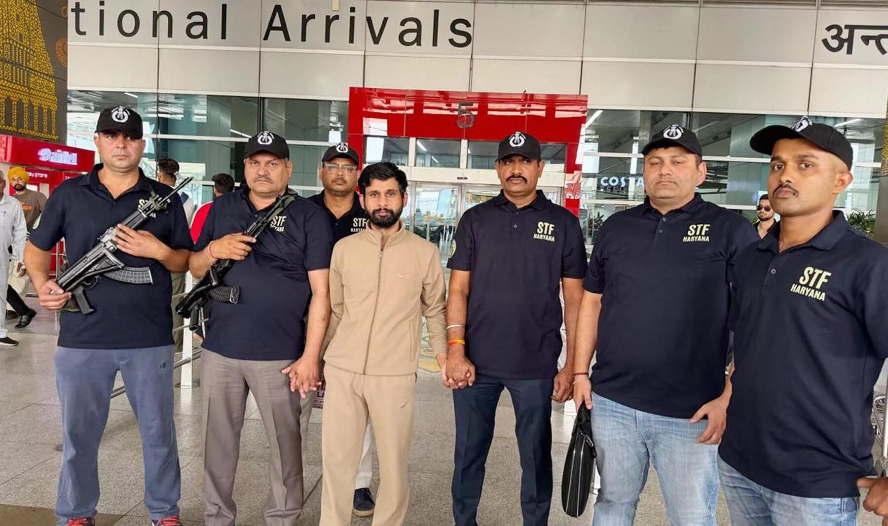 हरियाणा एसटीएफ ने गैंगस्टर वैनकेट गर्ग का जॉर्जिया से प्रत्यर्पण किया